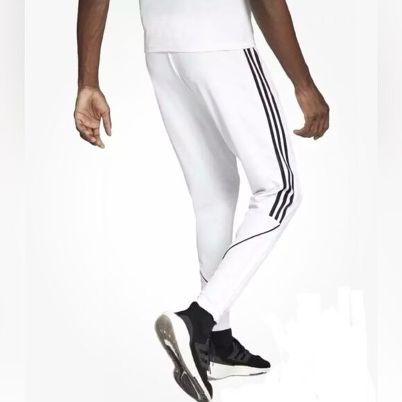 Adidas Tiro23 Pants Mens 3XLT White Black Trifoil Tapered Leg Full Length NEW - Picture 2 of 10